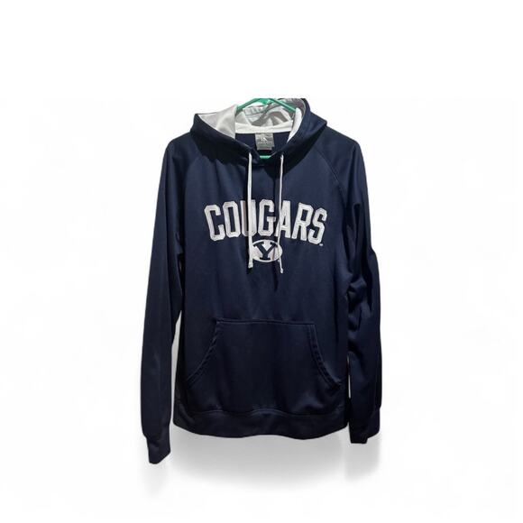 BYU Cougars Hoodie Men’s Medium – Vintage Y2K Knights Apparel Embroidered - Picture 1 of 5